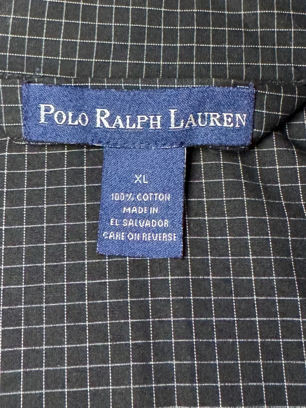 Vintage Polo Ralph Lauren Sleepwear Men's Button Pajama Top XL Pony Cotton